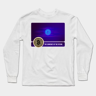 Bitcoin Glitch Long Sleeve T-Shirt